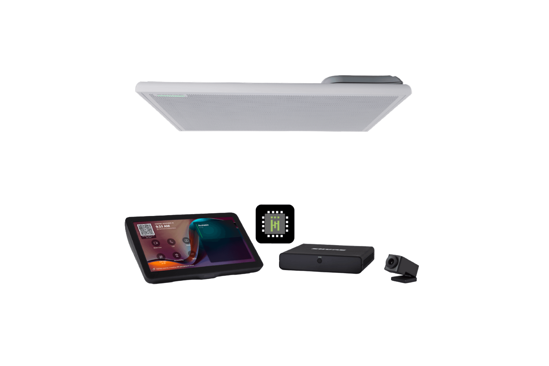 Small to medium kit with Huddly IQ + IntelliMix Foundation System + MXA902