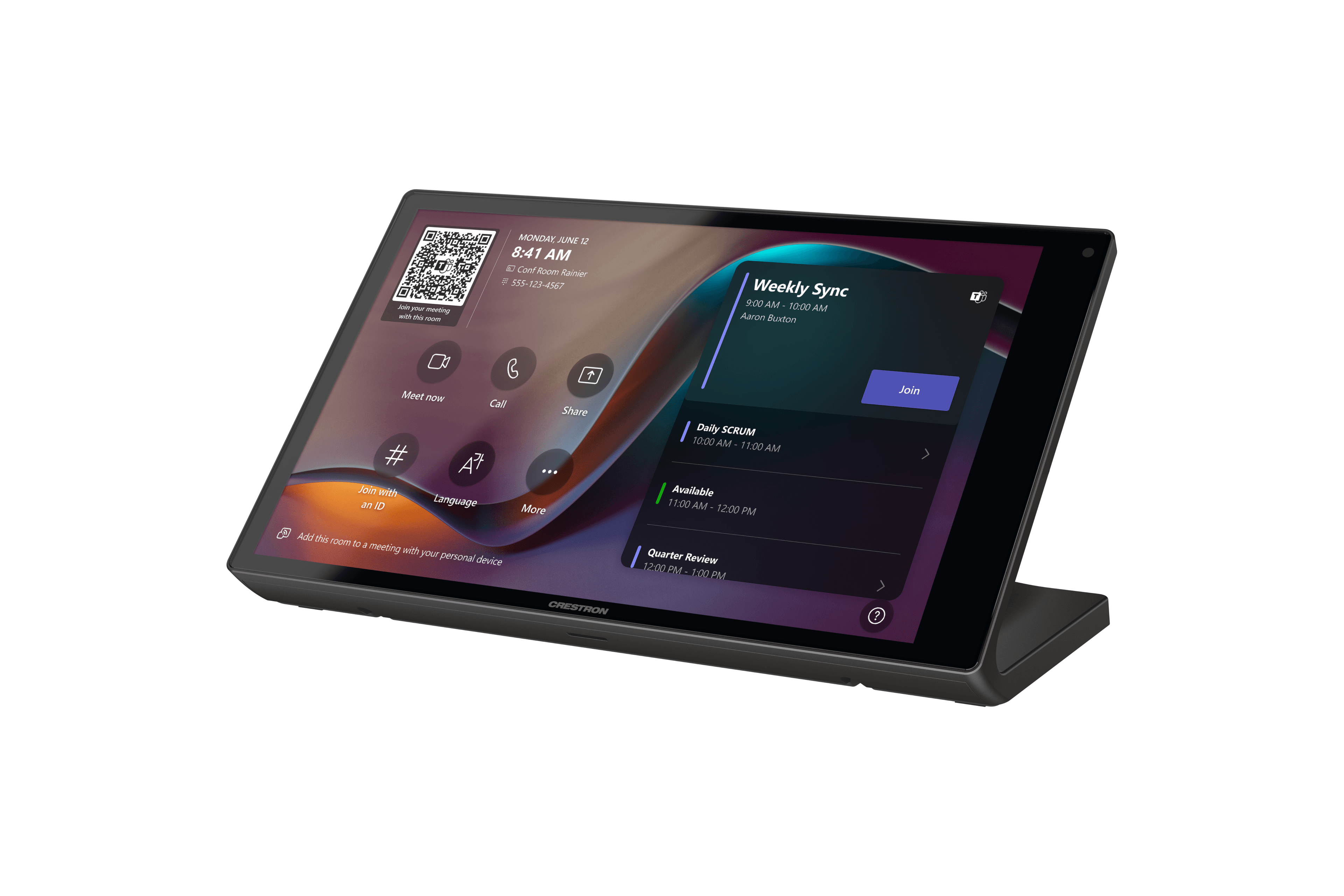 Crestron touchscreen 80 series